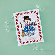 (PRE-ORDER) Spellbinders - BetterPress Society July 2026 (Snowman Wishes Press Plates, Die Set and Stencils Bundle)