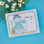 (PRE-ORDER) Spellbinders - BetterPress Society July 2026 (Snowman Wishes Press Plates, Die Set and Stencils Bundle)