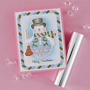 (PRE-ORDER) Spellbinders - BetterPress Society July 2026 (Snowman Wishes Press Plates, Die Set and Stencils Bundle)
