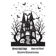 Spellbinders - BetterPress Society August 2026 (Haunted Hollow Press Plate & Die Set + Add-on Stencil Bundle)