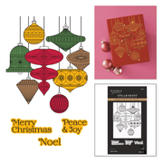 Spellbinders - BetterPress Society October 2026 (Classic Holiday Press Plate + Die Set & Stencils Bundle)