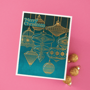 Spellbinders - BetterPress Society October 2026 (Classic Holiday Press Plate + Die Set & Stencils Bundle)