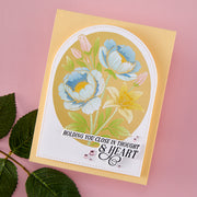 Spellbinders - BetterPress Society August 2025 (Sweet Moments Press Plate, Die Set & Stencil Bundle)