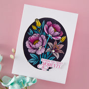 Spellbinders - BetterPress Society August 2025 (Sweet Moments Press Plate, Die Set & Stencil Bundle)