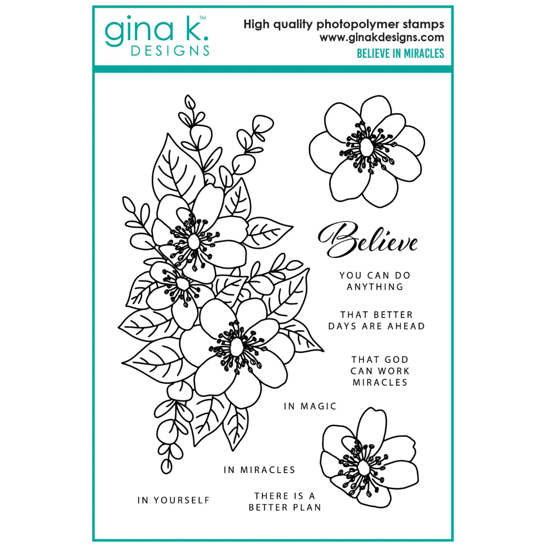 Gina K Designs Believe in Miracles Stamps