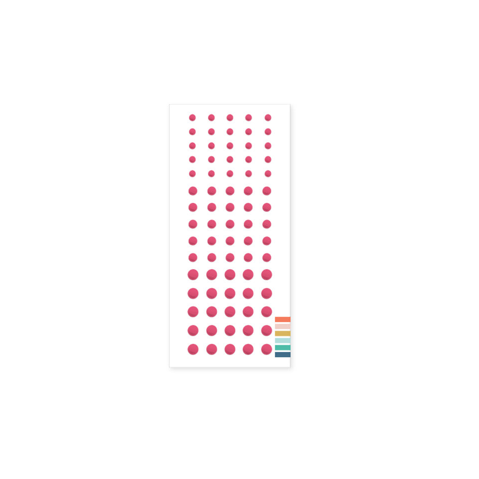 Berry Kiss Enamel Dots