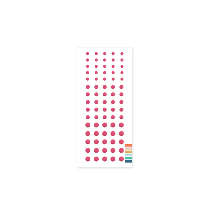 Berry Kiss Enamel Dots
