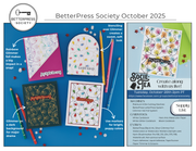 Spellbinders - BetterPress Society October 2025 (Twinkle Tidings Press Plate, Die Set & Stencil Bundle)