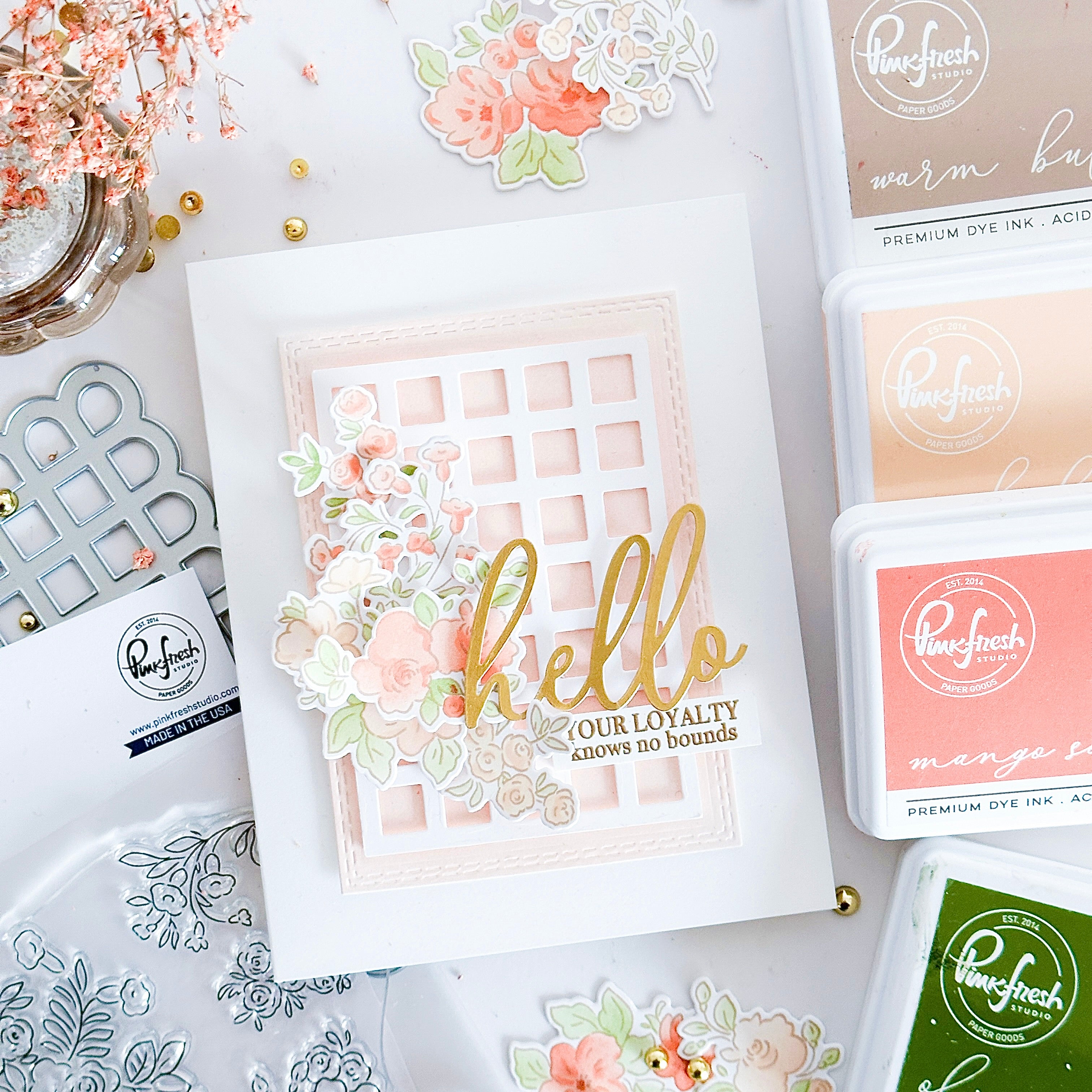 Pinkfresh Studio - Foiled Script Sentiment Ephemera
