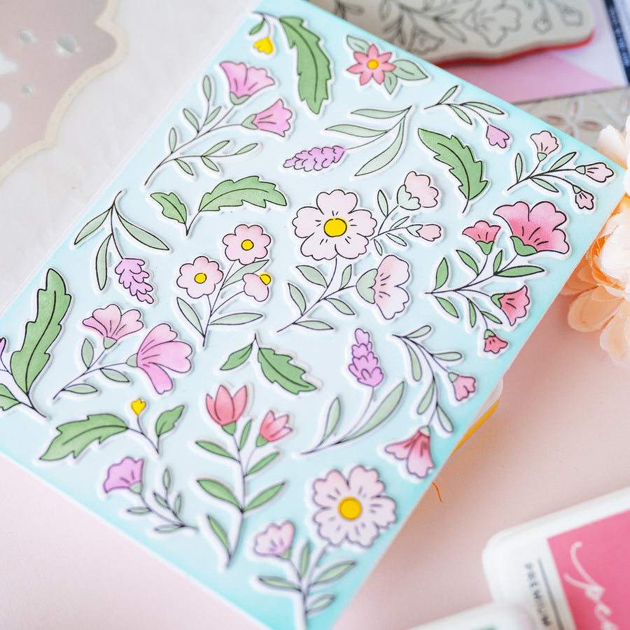 Pinkfresh Studio - Bloomscape Stencils