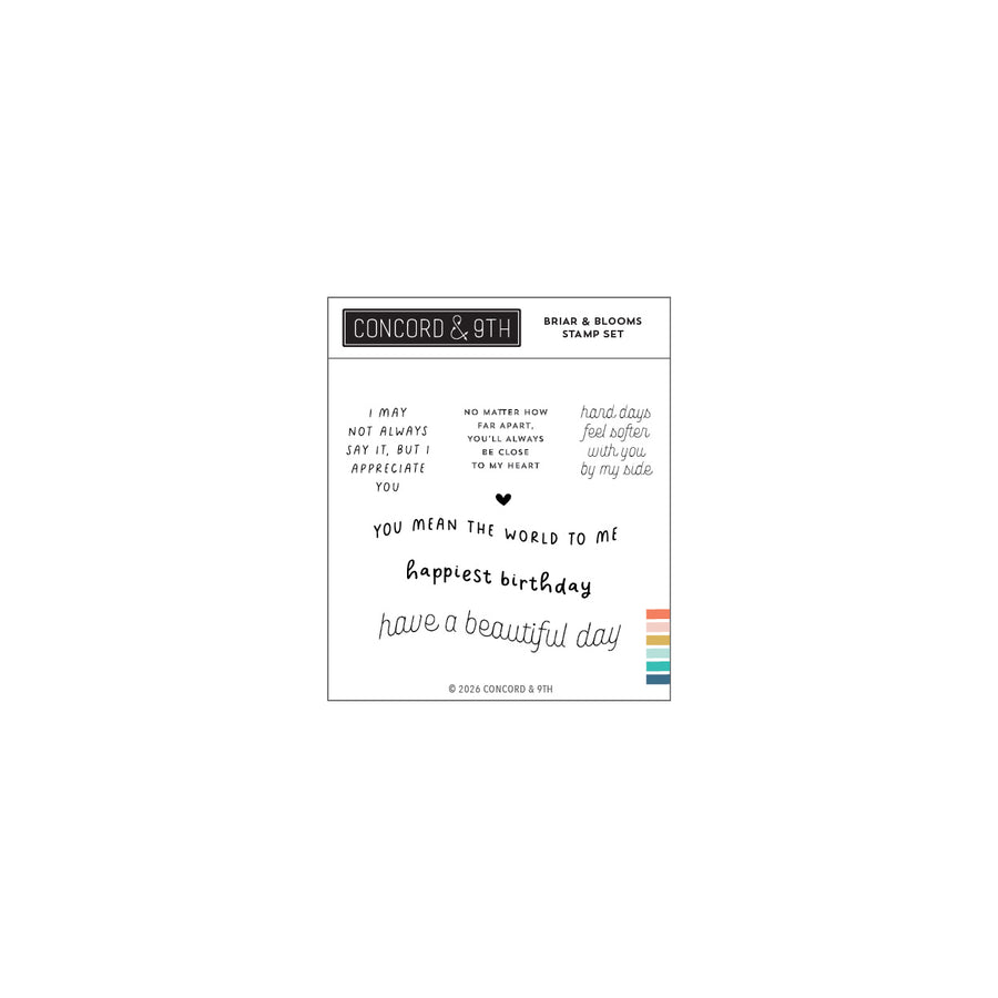 Concord & 9th - Briar & Blooms Stamp Set