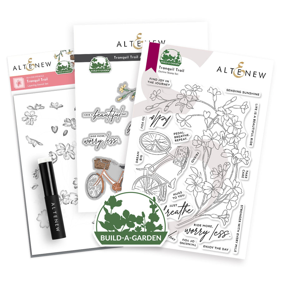 Altenew - Build-A-Garden: Tranquil Trail & Add-on Die Bundle
