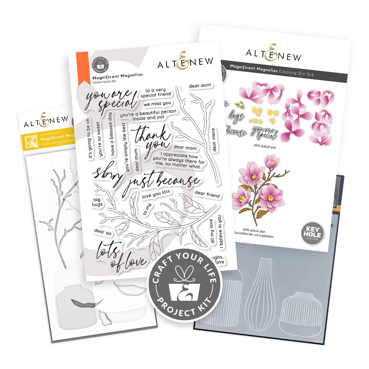 Altenew - Craft Your Life Project Kit: Magnificent Magnolias