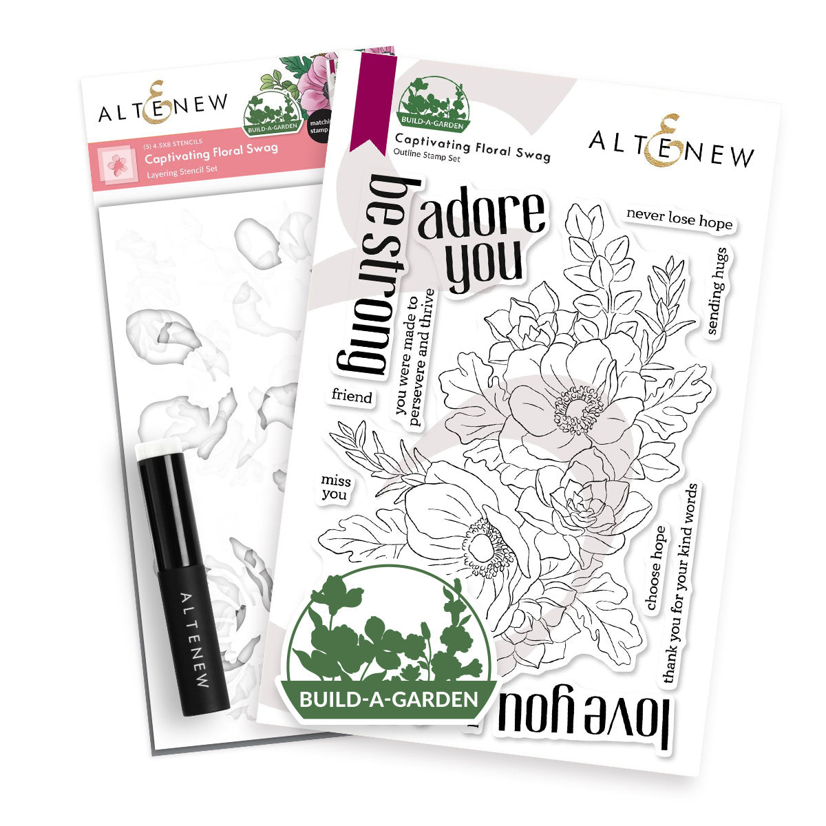 Altenew - Build-A-Garden: Captivating Floral Swag
