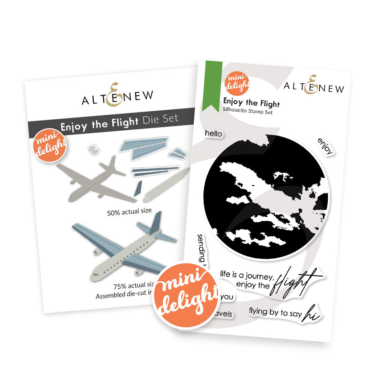 Altenew - Mini Delight: Enjoy the Flight Stamp & Die Set