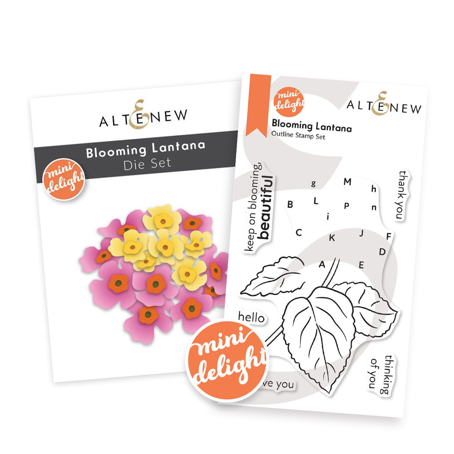 Altenew - Mini Delight: Blooming Lantana Stamp & Die Set