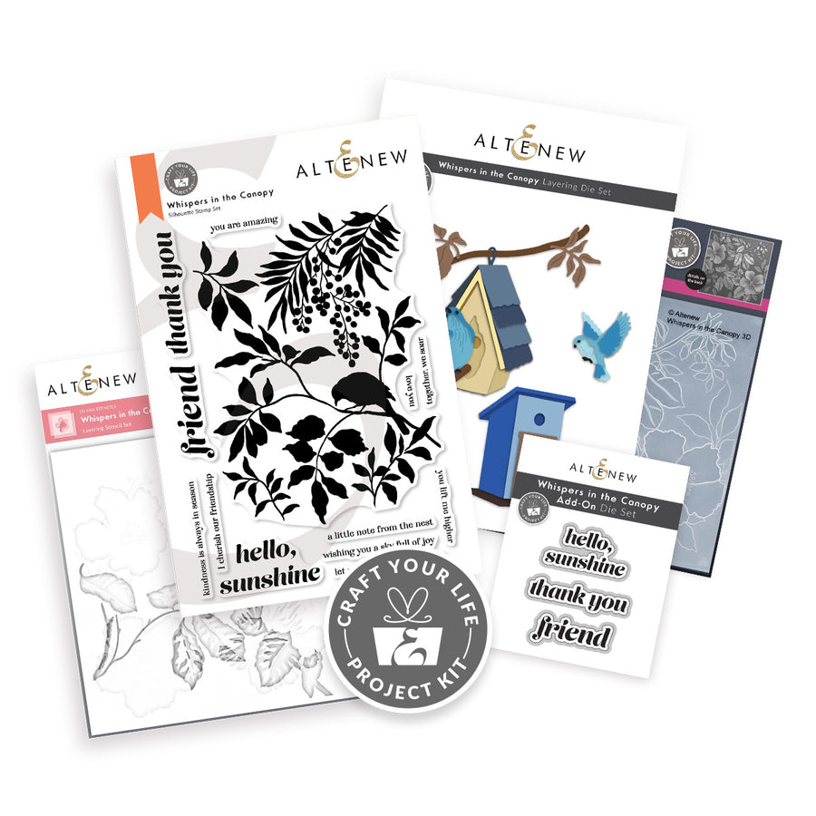 Altenew - Craft Your Life Project Kit: Whispers in the Canopy & Add-On Die Bundle