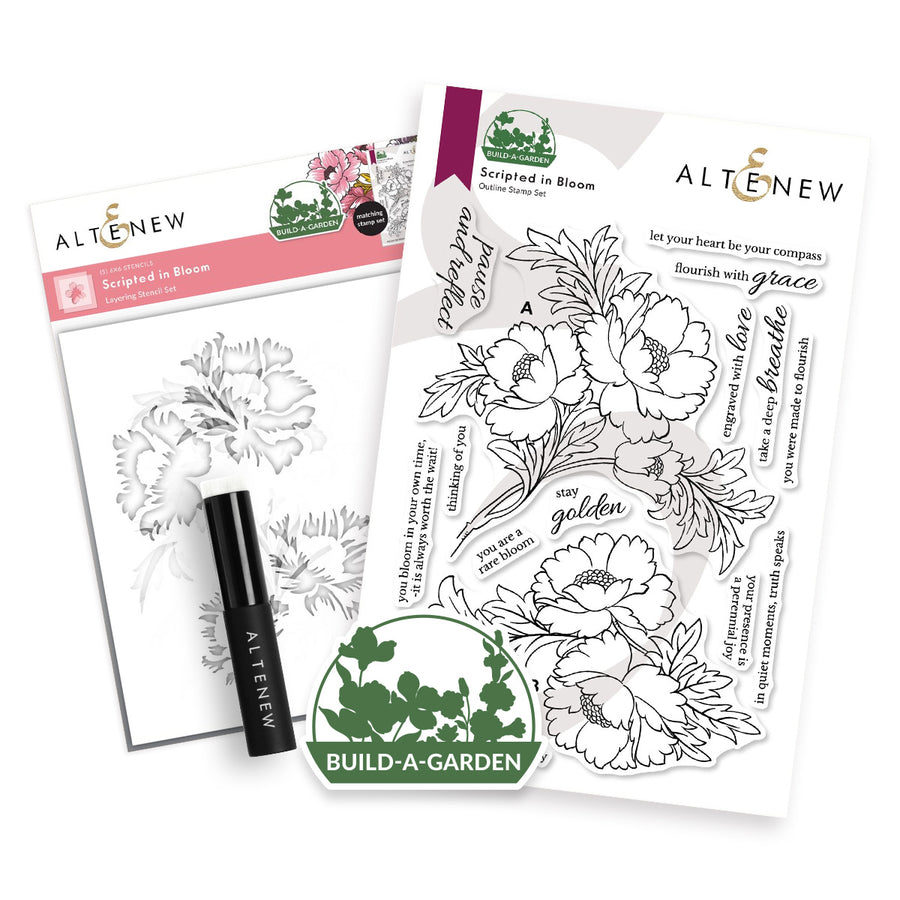 Altenew - Build-A-Garden: Scripted in Bloom