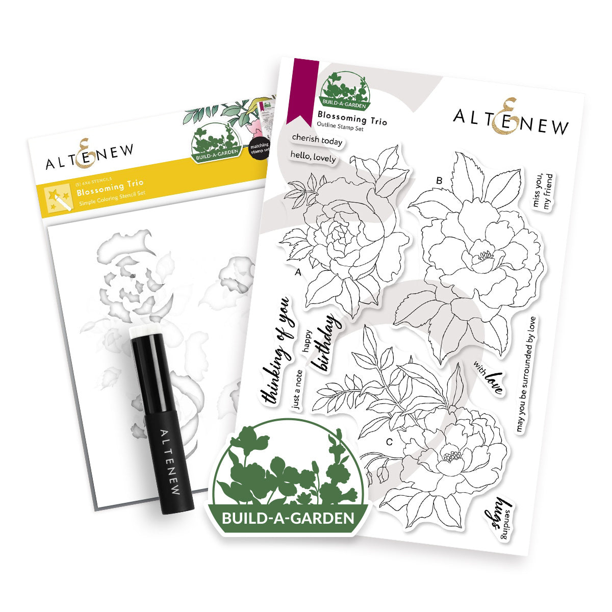 Altenew - Build-A-Garden: Blossoming Trio