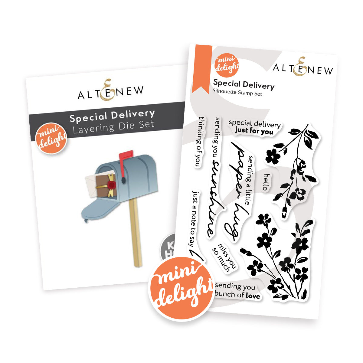 Altenew - Mini Delight: Special Delivery Stamp & Die Set