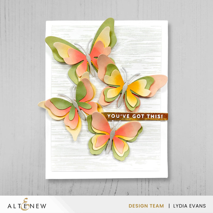 Altenew - Creative Cuts: Zero-Waste Fluttering Fantasies Layering Die Set