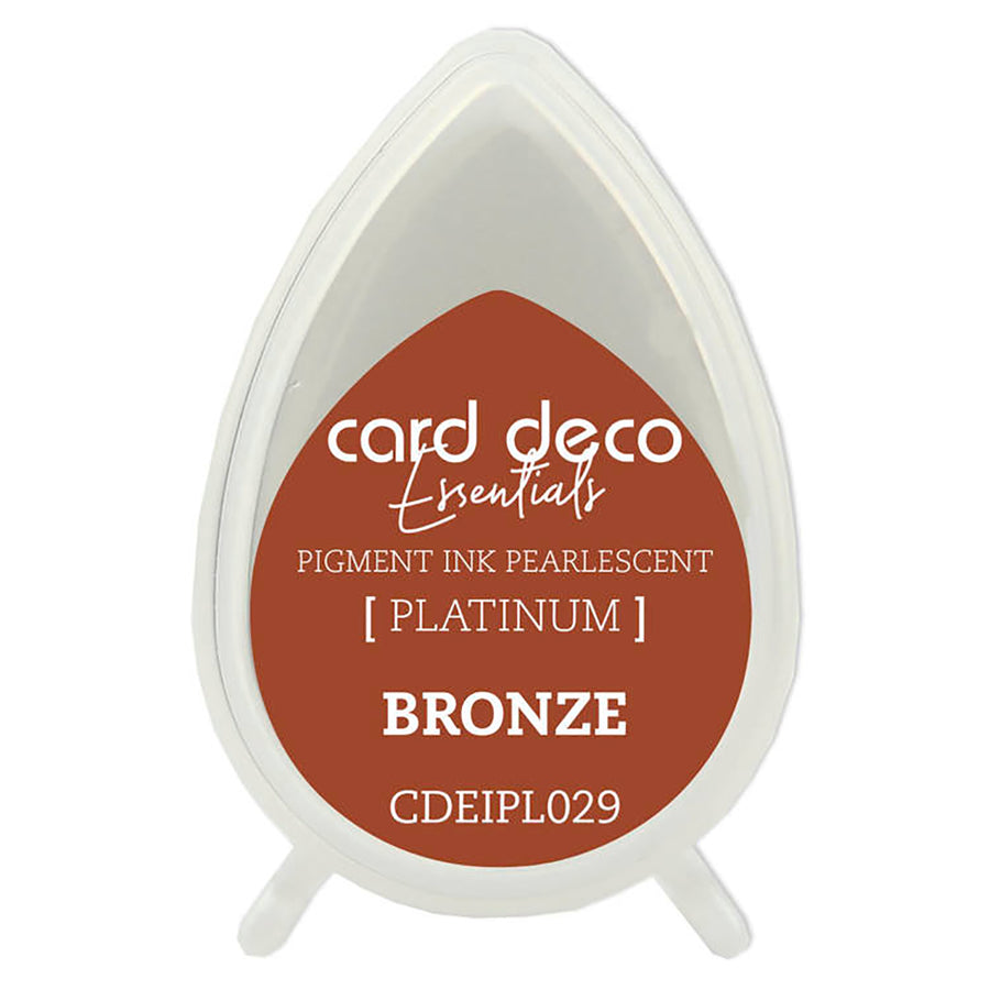 Couture Creations - Pearlescent Bronze Card Deco Essentials Fast-Drying Pigment Ink Pad