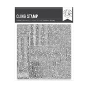 Hero Arts - Friendly Type Cling Stamp