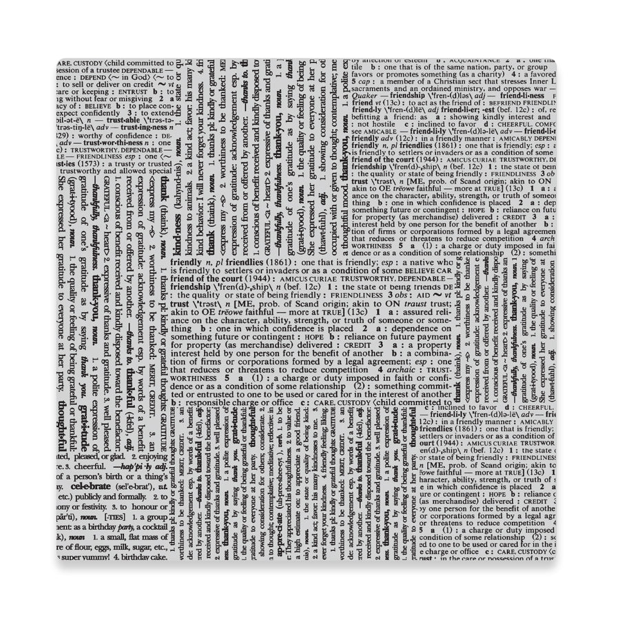 Hero Arts - Friendly Type Cling Stamp