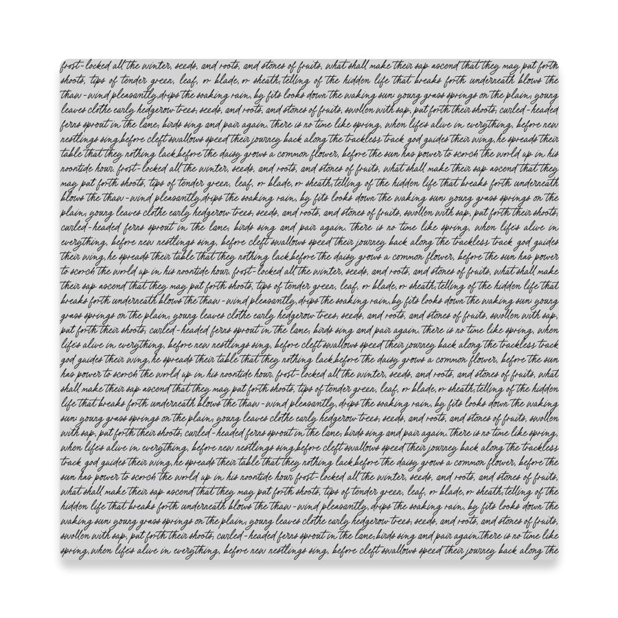 Hero Arts - Birdsong Script Cling Stamp