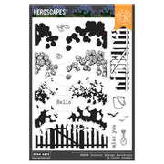 Hero Arts - Coastal Blooms HeroScape Clear Stamps from the Seaside Blooms Collection