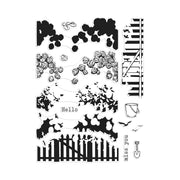 Hero Arts - Coastal Blooms HeroScape Clear Stamps from the Seaside Blooms Collection