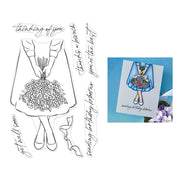 Hero Arts - Summer Blooms Clear Stamps from the Seaside Blooms Collection