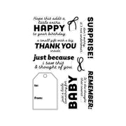 Hero Arts - Just Because Clear Stamp Set from the Best Gift Ever Collection