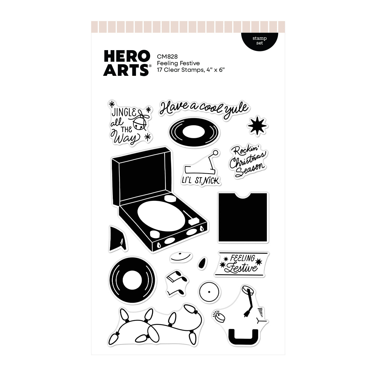 Hero Arts - Feeling Festive Stamp Set