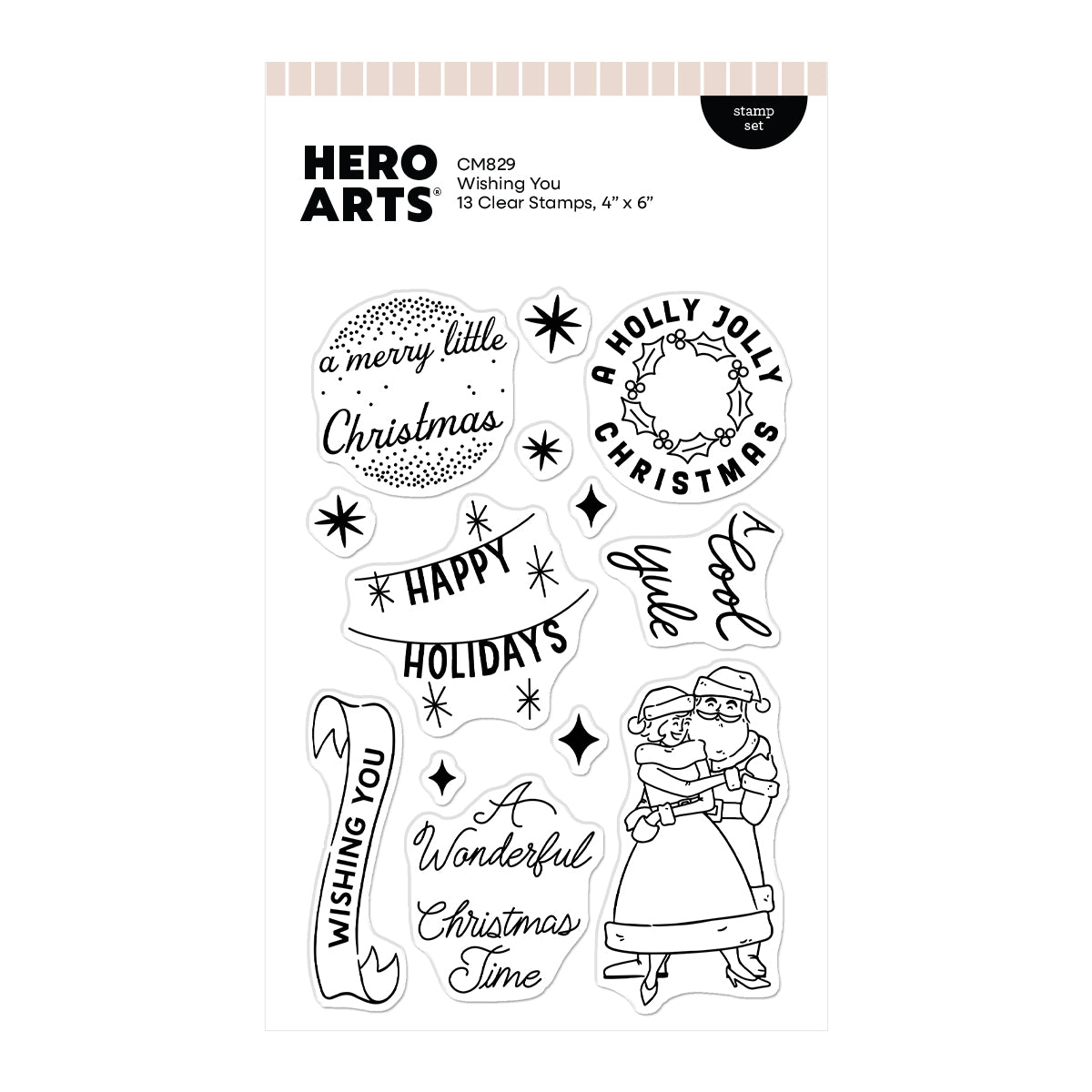 Hero Arts - Wishing You Stamp Set