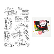 Hero Arts - Swingin' Christmas Stamp Set