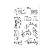 Hero Arts - Swingin' Christmas Stamp Set