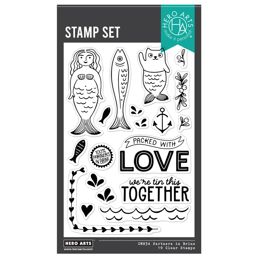 Hero Arts - Partners In Brine Clear Stamp Set