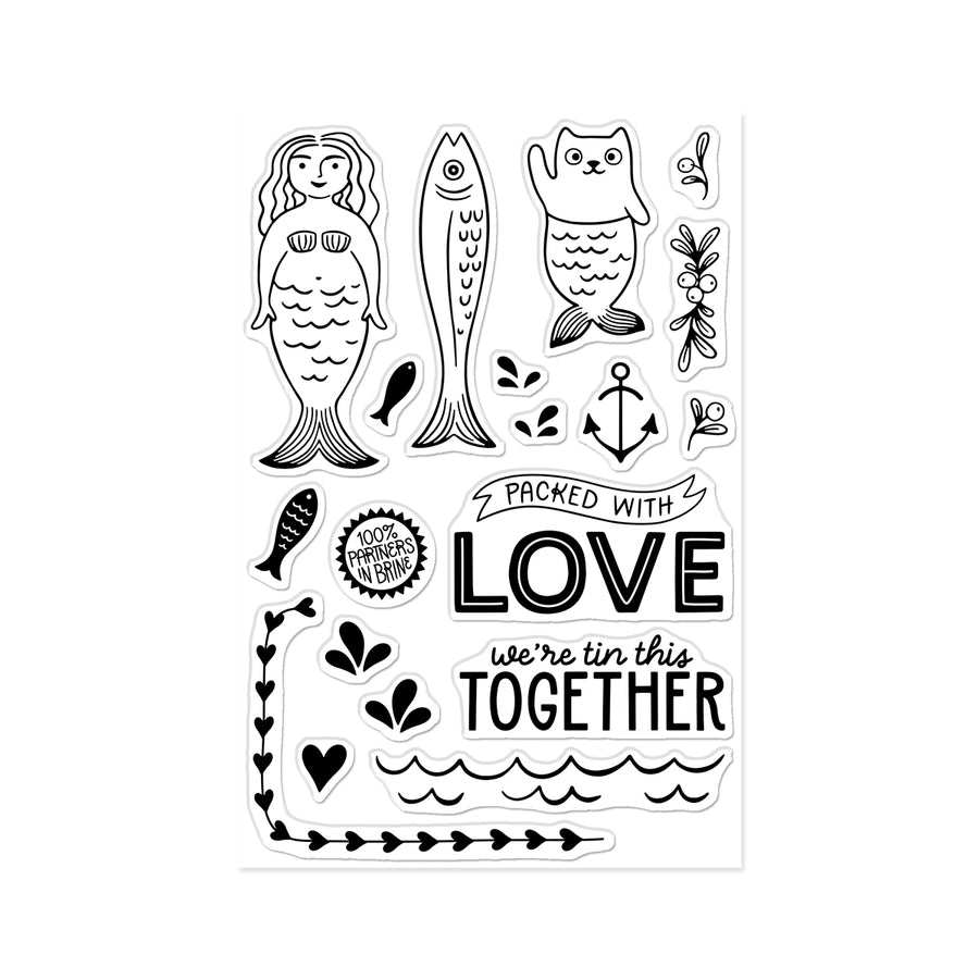 Hero Arts - Partners In Brine Clear Stamp Set