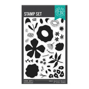 Hero Arts - Abstract Floral Clear Stamp Set