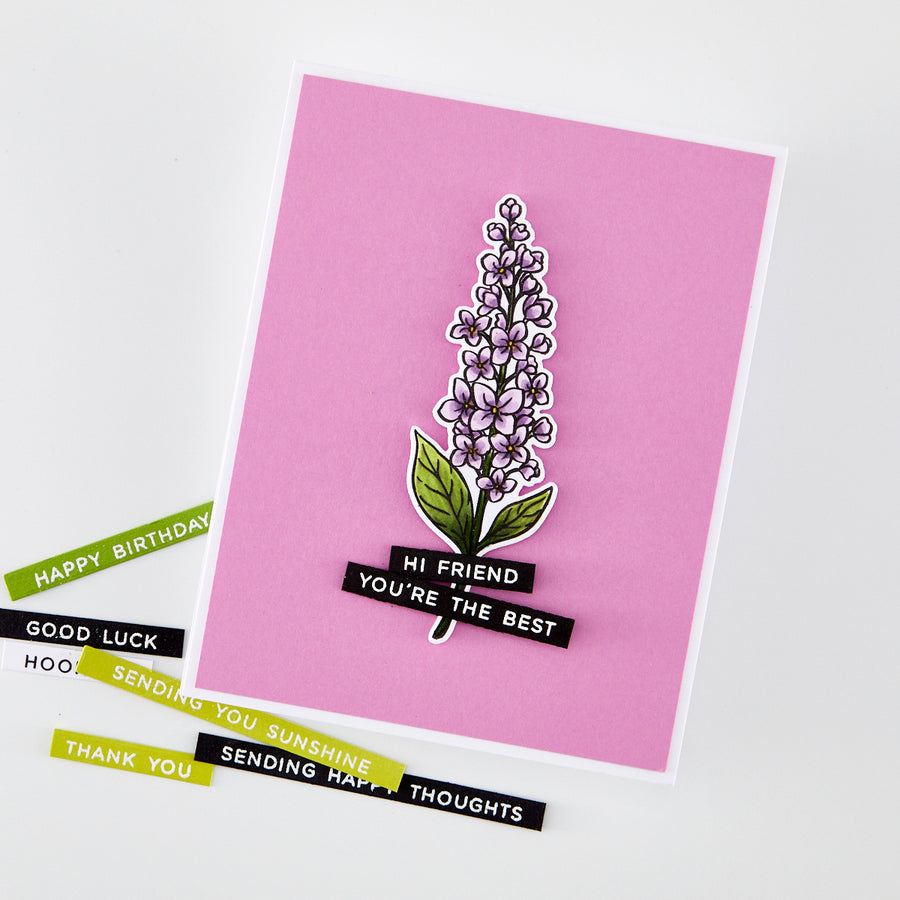 Hero Arts - No One Lilac You Clear Stamp Set