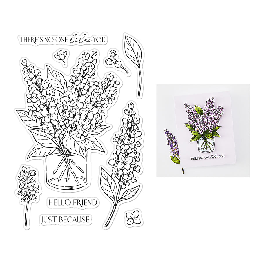 Hero Arts - No One Lilac You Clear Stamp Set