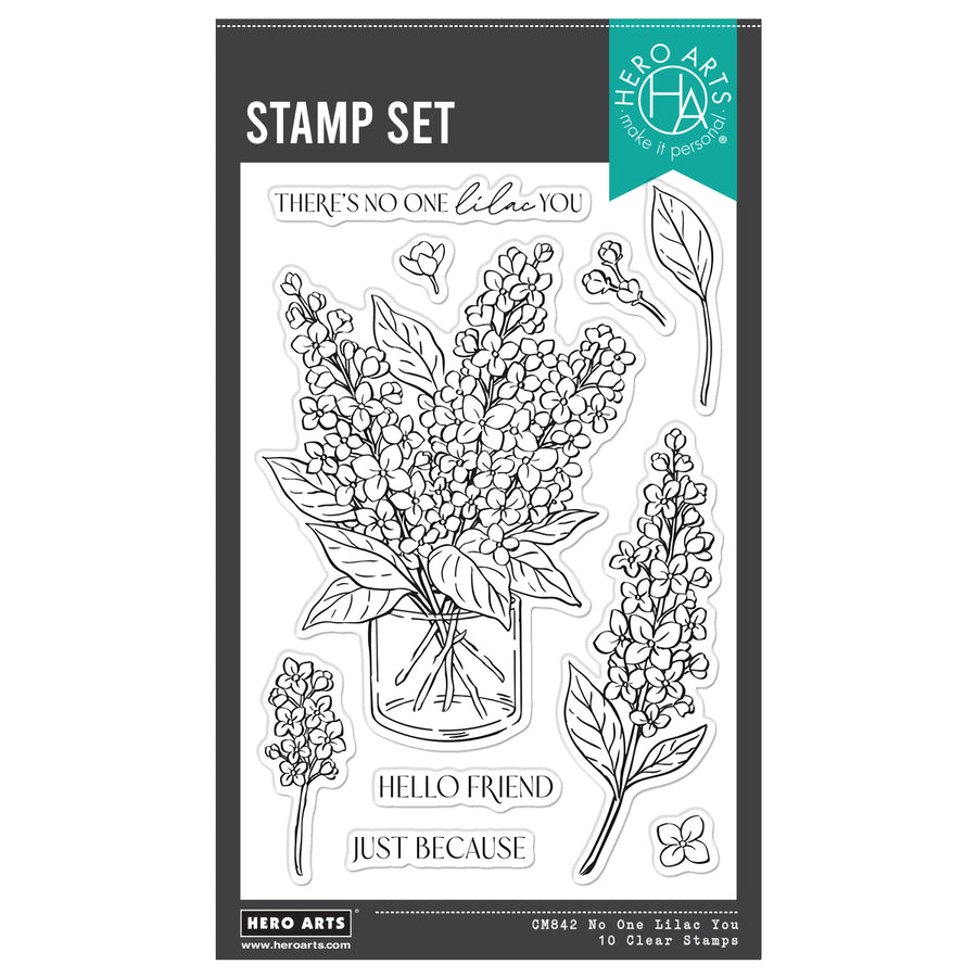 Hero Arts - No One Lilac You Clear Stamp Set