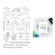Hero Arts - Unbelievably Awesome Clear Stamp Set