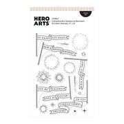 Hero Arts - Unbelievably Awesome Banners Clear Stamp Set