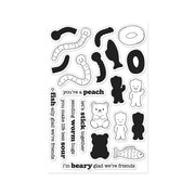 Hero Arts - Let's Stick Together Stamp Set by Hero Arts + Carly Tee