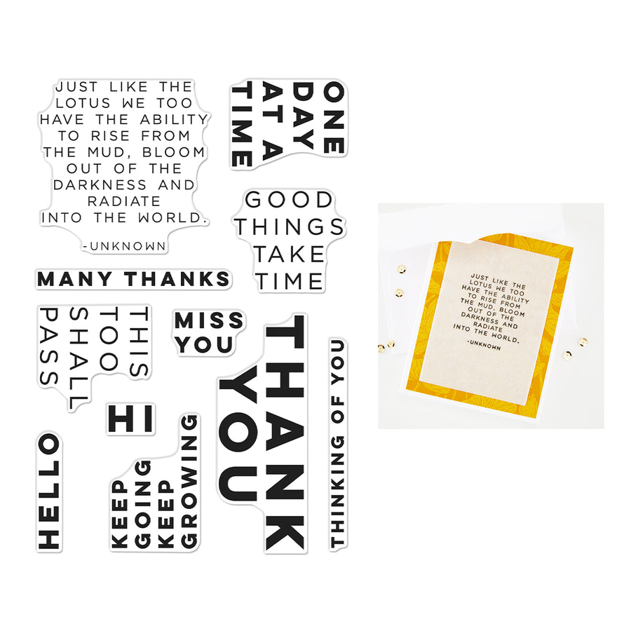 Hero Arts - Keep Growing Stamp Set
