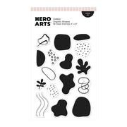 Hero Arts - Organic Shapes Clear Stamp Set