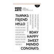 Hero Arts - Perfect Pairs Clear Stamp Set