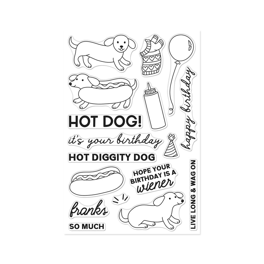 Hero Arts - Hot Dog Clear Stamp Set
